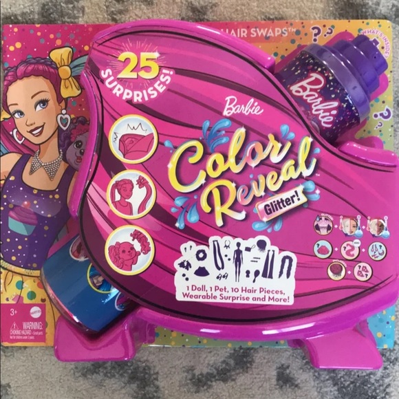Barbie | Toys | Barbie Color Reveal Glitter | Poshmark